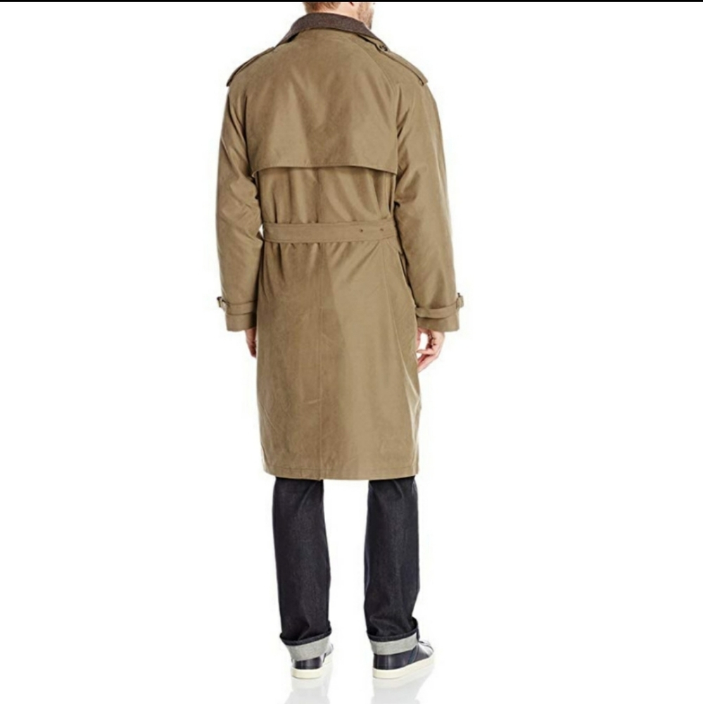 London Fog Men's Iconic Trench Coat NWT - Picture 2 of 12